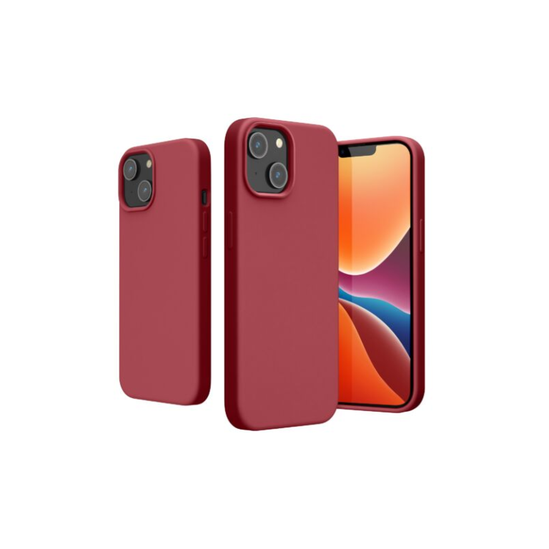 Husa Kwmobile pentru Apple iPhone 14, Silicon, Rosu, 59071.167