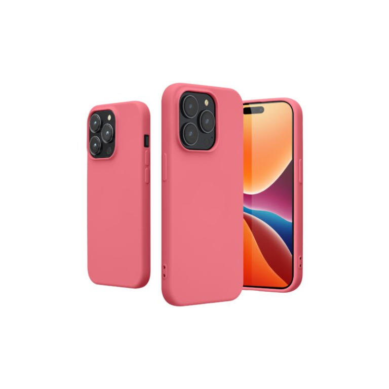 Husa Kwmobile pentru Apple iPhone 14 Pro, Silicon, Roz, 59081.212
