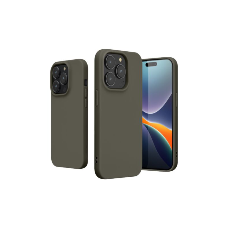 Husa Kwmobile pentru Apple iPhone 14 Pro, Silicon, Maro, 59077.101