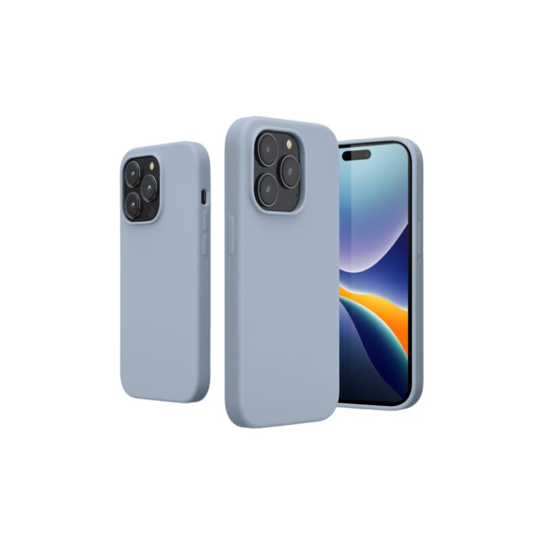 Husa Kwmobile pentru Apple iPhone 14 Pro, Silicon, Albastru, 59073.58