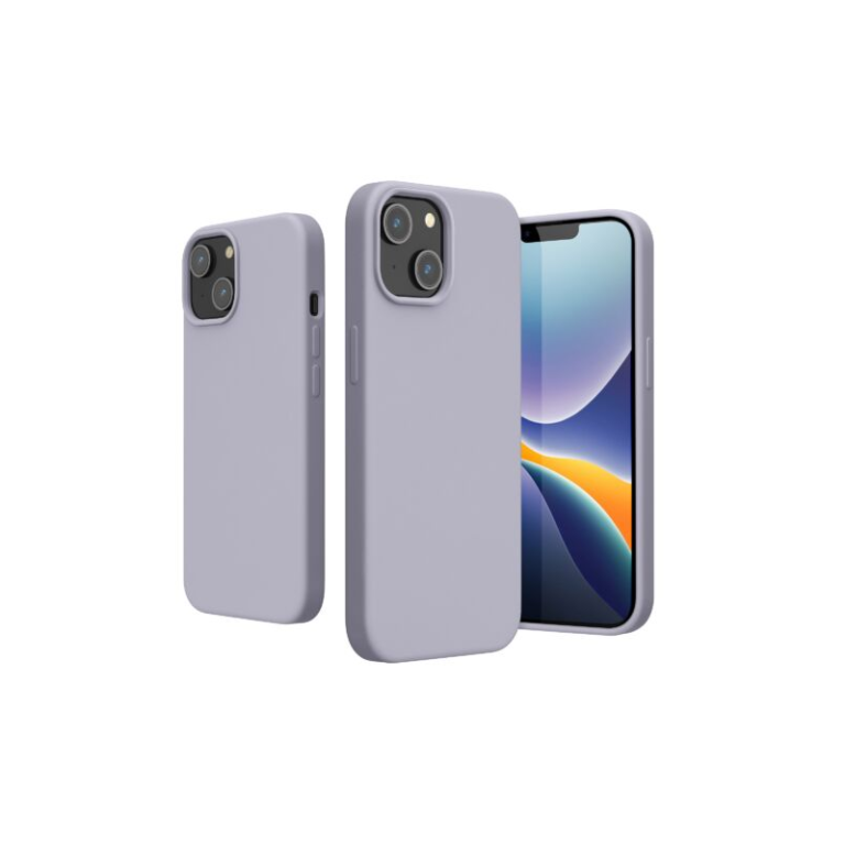 Husa Kwmobile pentru Apple iPhone 14, Silicon, Mov, 59071.139