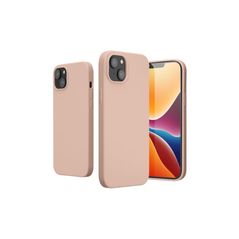 Husa Kwmobile pentru Apple iPhone 14 Plus, Silicon, Crem, 59072.10 Husa Kwmobile pentru Apple iPhone 14 Plus, Silicon, Crem, 59072.10