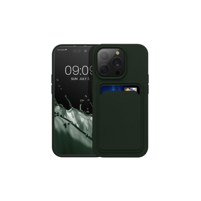 Husa Kwmobile pentru Apple iPhone 14 Pro, Silicon, Verde, 59114.80