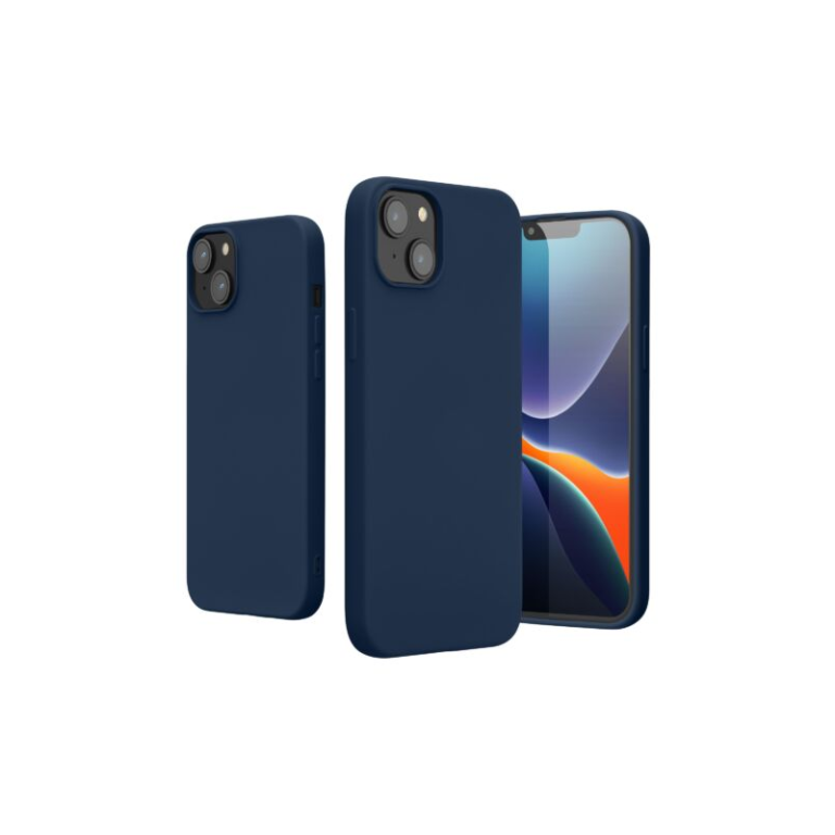 Husa Kwmobile pentru Apple iPhone 14 Plus, Silicon, Albastru, 59080.116