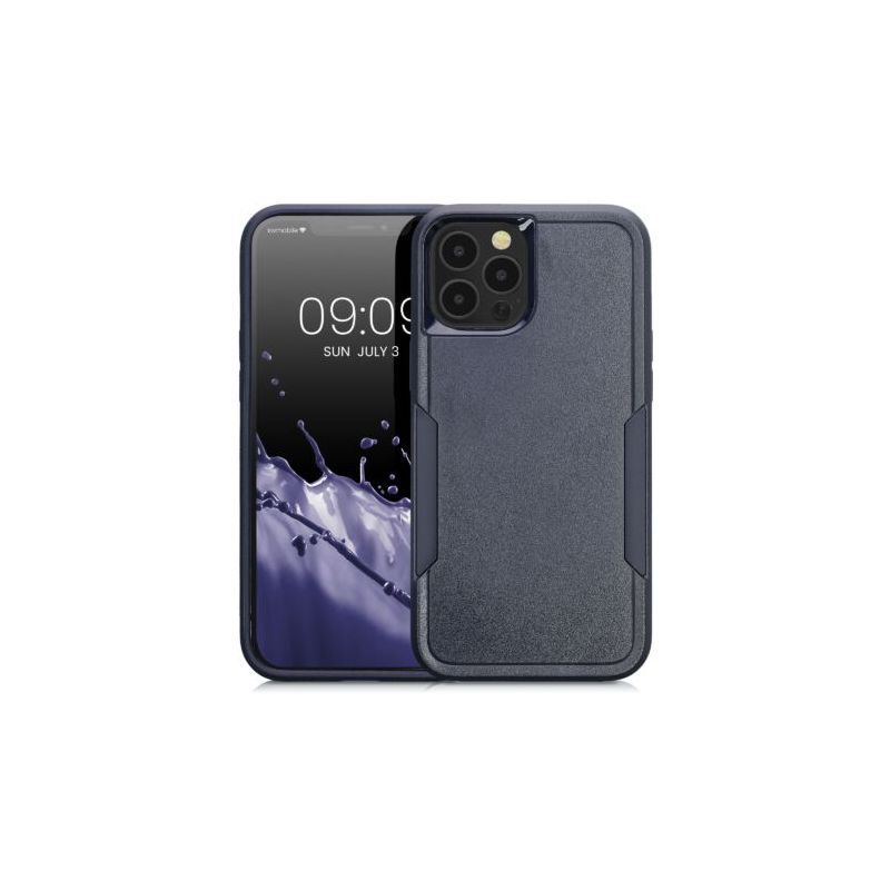 Husa Kwmobile pentru Apple iPhone 12 Pro Max, Silicon, Albastru, 59197.17 Husa Kwmobile pentru Apple iPhone 12 Pro Max, Silicon, Albastru, 59197.17