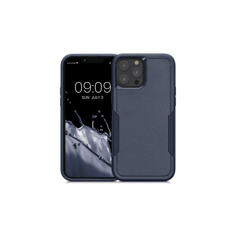 Husa Kwmobile pentru Apple iPhone 13 Pro Max, Silicon, Albastru, 59200.17