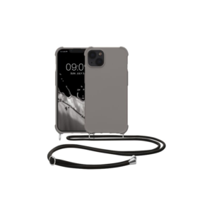 Husa Kwmobile pentru Apple iPhone 13, Silicon, Gri, 55950.43 Husa Kwmobile pentru Apple iPhone 13, Silicon, Gri, 55950.43