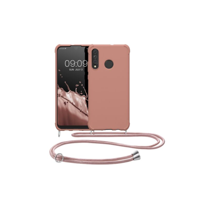 Husa Kwmobile pentru Huawei P30 Lite, Silicon, Roz, 52079.154