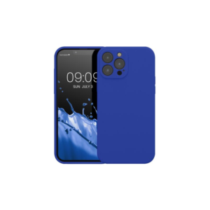 Husa Kwmobile pentru Apple iPhone 13 Pro Max, Silicon, Albastru, 59361.134 Husa Kwmobile pentru Apple iPhone 13 Pro Max, Silicon, Albastru, 59361.134