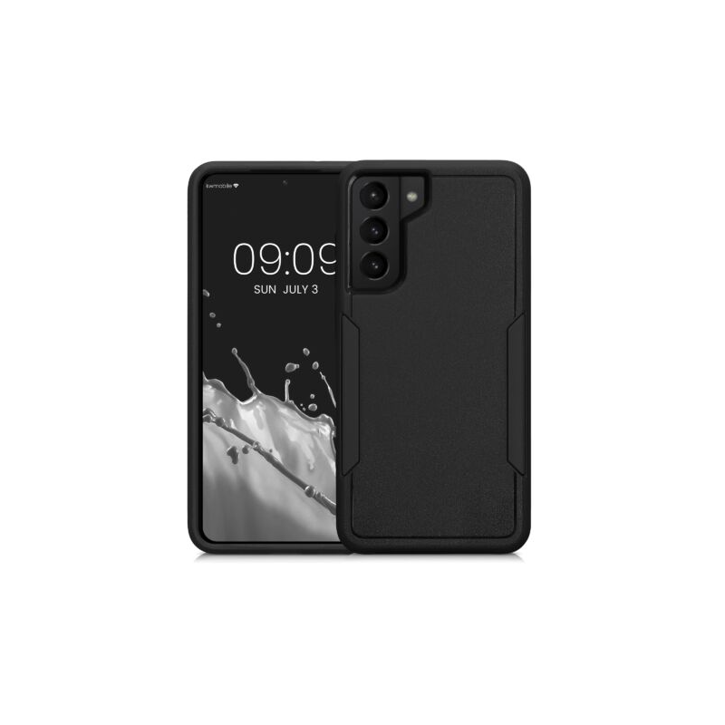 Husa Kwmobile pentru Samsung Galaxy S21 FE, Silicon, Negru, 59374.01 Husa Kwmobile pentru Samsung Galaxy S21 FE, Silicon, Negru, 59374.01
