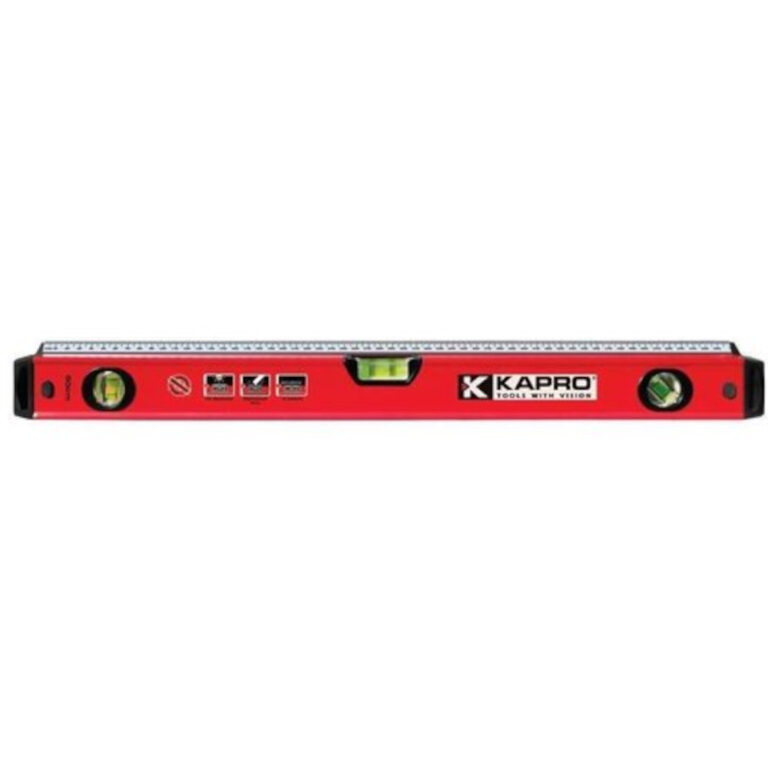 Nivela cu Trei Bule Gradata KAPRO, 60 cm, Rosie, Boloboc