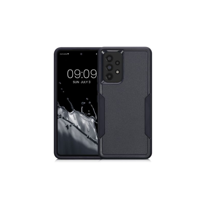 Husa Kwmobile pentru Samsung Galaxy A53 5G, Silicon, Albastru, 59373.17 Husa Kwmobile pentru Samsung Galaxy A53 5G, Silicon, Albastru, 59373.17
