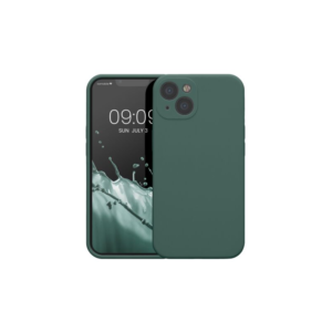 Husa Kwmobile pentru Apple iPhone 13, Silicon, Verde, 59359.166 Husa Kwmobile pentru Apple iPhone 13, Silicon, Verde, 59359.166