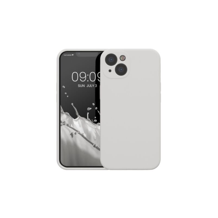 Husa Kwmobile pentru Apple iPhone 13, Silicon, Alb, 59359.02 Husa Kwmobile pentru Apple iPhone 13, Silicon, Alb, 59359.02