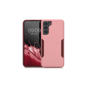 Husa Kwmobile pentru Samsung Galaxy S21, Silicon, Roz, 59372.10 Husa Kwmobile pentru Samsung Galaxy S21, Silicon, Roz, 59372.10