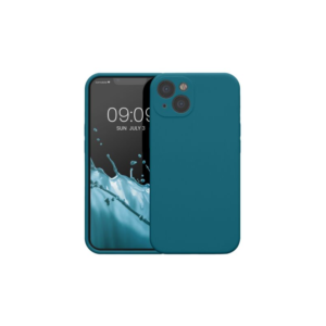 Husa Kwmobile pentru Apple iPhone 13, Silicon, Verde, 59359.57 Husa Kwmobile pentru Apple iPhone 13, Silicon, Verde, 59359.57