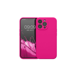 Husa Kwmobile pentru Apple iPhone 13 Pro, Silicon, Roz, 59360.77 Husa Kwmobile pentru Apple iPhone 13 Pro, Silicon, Roz, 59360.77
