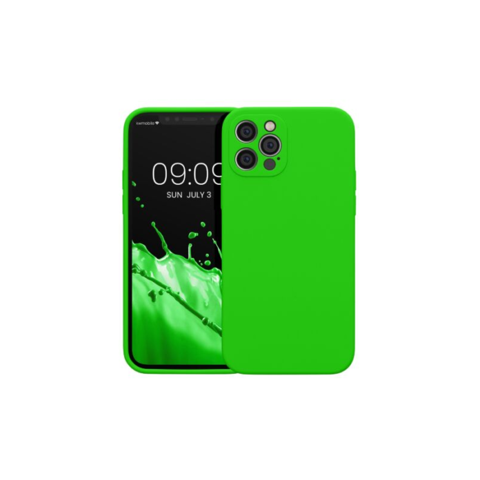 Husa Kwmobile pentru Apple iPhone 12 Pro, Silicon, Verde, 59352.159