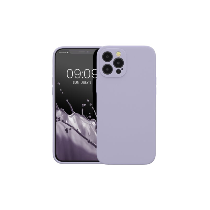 Husa Kwmobile pentru Apple iPhone 12 Pro Max, Silicon, Mov, 59355.139