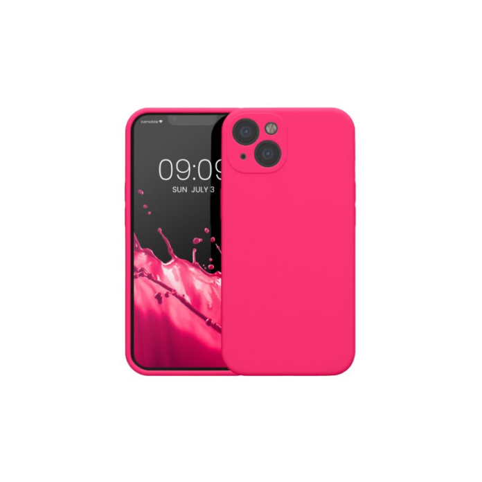 Husa Kwmobile pentru Apple iPhone 13, Silicon, Roz, 59359.77