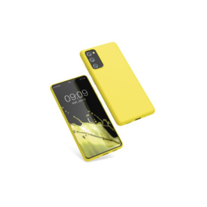 Husa Kwmobile pentru Samsung Galaxy S20 FE, Silicon, Galben, 53604.165 Husa Kwmobile pentru Samsung Galaxy S20 FE, Silicon, Galben, 53604.165