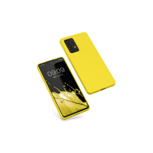 Husa Kwmobile pentru Samsung Galaxy A53 5G, Silicon, Galben, 57808.165 Husa Kwmobile pentru Samsung Galaxy A53 5G, Silicon, Galben, 57808.165