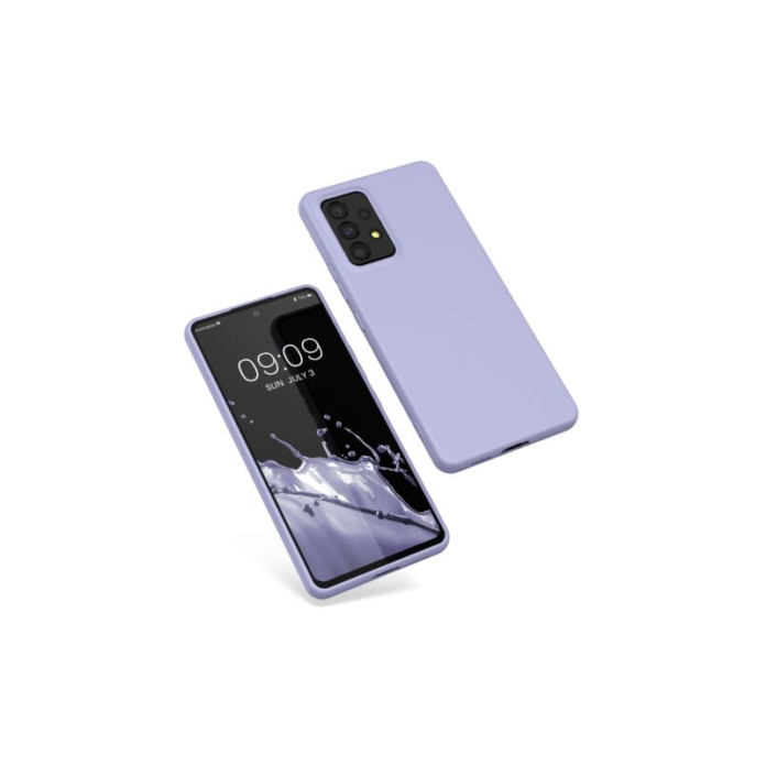 Husa Kwmobile pentru Samsung Galaxy A53 5G, Silicon, Mov, 57808.139