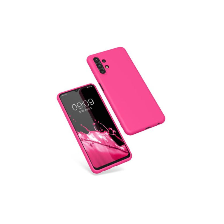 Husa Kwmobile pentru Samsung Galaxy A13, Silicon, Roz, 57805.77