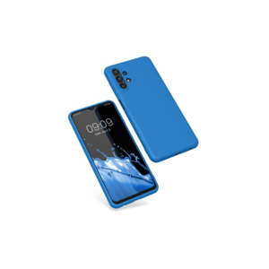 Husa Kwmobile pentru Samsung Galaxy A13, Silicon, Albastru, 57805.228 Husa Kwmobile pentru Samsung Galaxy A13, Silicon, Albastru, 57805.228