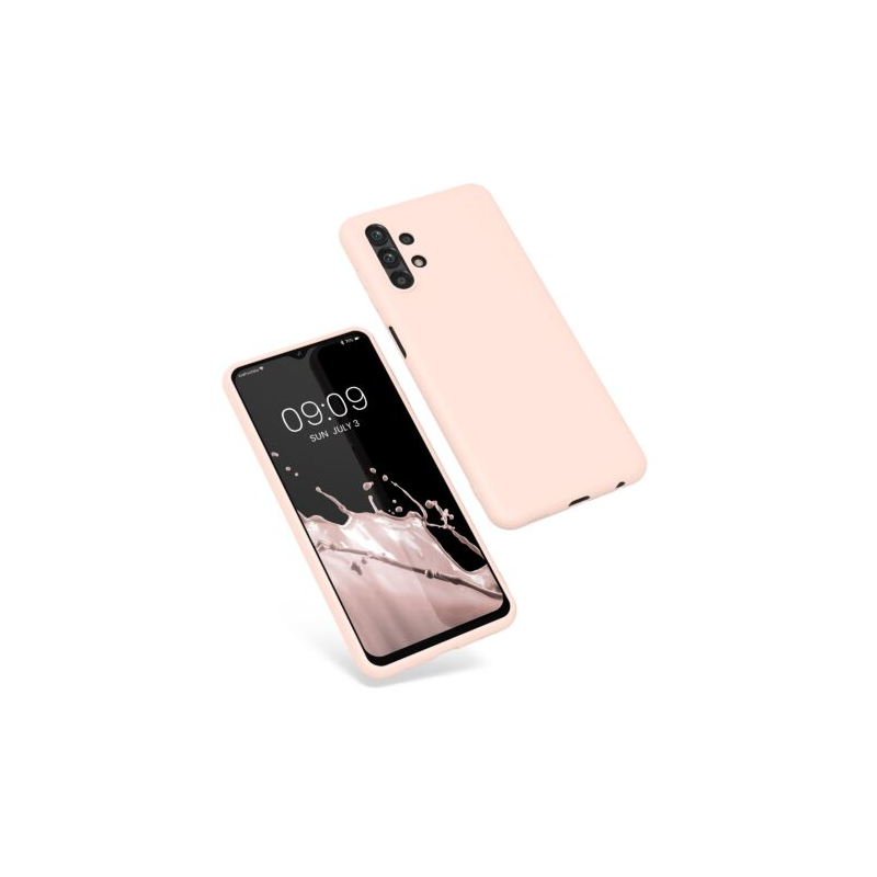 Husa Kwmobile pentru Samsung Galaxy A13, Silicon, Roz, 57805.225 Husa Kwmobile pentru Samsung Galaxy A13, Silicon, Roz, 57805.225