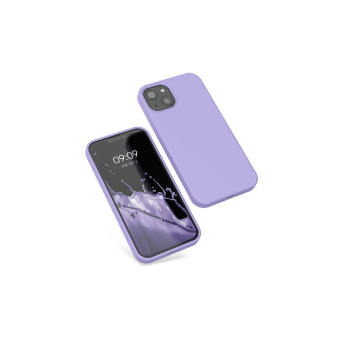 Husa Kwmobile pentru Apple iPhone 13, Silicon, Mov, 55878.108 Husa Kwmobile pentru Apple iPhone 13, Silicon, Mov, 55878.108