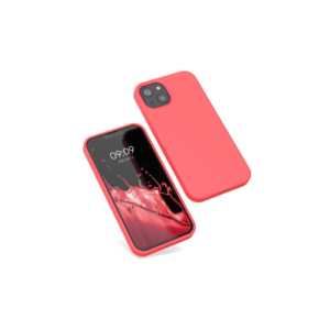 Husa Kwmobile pentru Apple iPhone 13, Silicon, Coral, 55878.141 Husa Kwmobile pentru Apple iPhone 13, Silicon, Coral, 55878.141