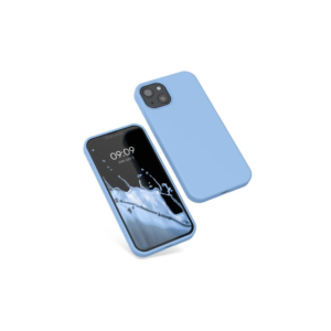 Husa Kwmobile pentru Apple iPhone 13, Silicon, Albastru, 55878.161 Husa Kwmobile pentru Apple iPhone 13, Silicon, Albastru, 55878.161