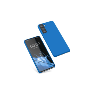 Husa Kwmobile pentru Samsung Galaxy S21, Silicon, Albastru, 54056.228 Husa Kwmobile pentru Samsung Galaxy S21, Silicon, Albastru, 54056.228