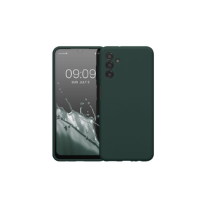 Husa Kwmobile pentru Samsung Galaxy A13 5G, Silicon, Verde, 59453.169 Husa Kwmobile pentru Samsung Galaxy A13 5G, Silicon, Verde, 59453.169