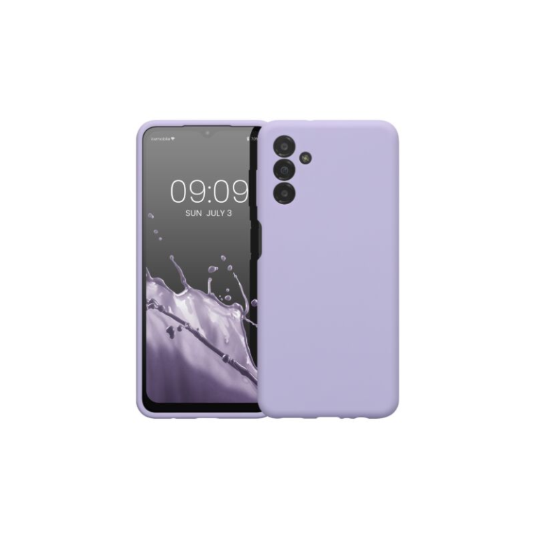 Husa Kwmobile pentru Samsung Galaxy A13 5G, Silicon, Mov, 59453.108