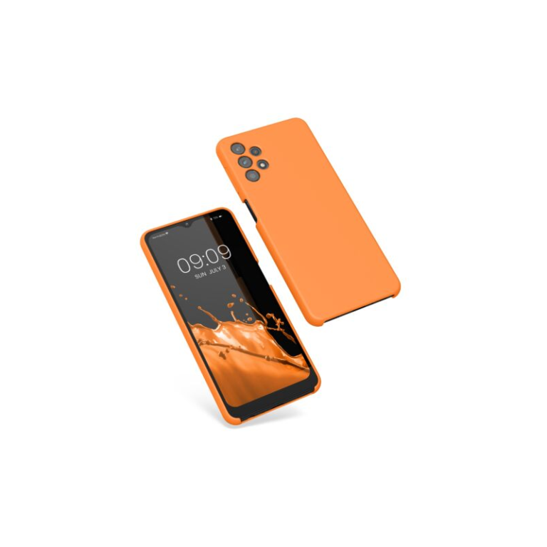 Husa Kwmobile pentru Samsung Galaxy A32 5G, Silicon, Portocaliu, 54336.150