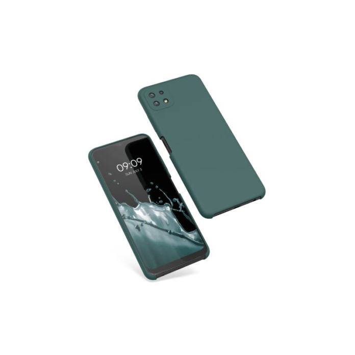 Husa Kwmobile pentru Samsung Galaxy A22 5G, Silicon, Verde, 55489.171