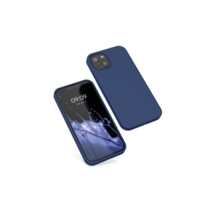 Husa Kwmobile pentru Apple iPhone 13, Silicon, Albastru, 55878.116 Husa Kwmobile pentru Apple iPhone 13, Silicon, Albastru, 55878.116