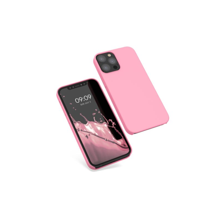 Husa Kwmobile pentru Apple iPhone 12/iPhone 12 Pro, Silicon, Roz, 52641.110