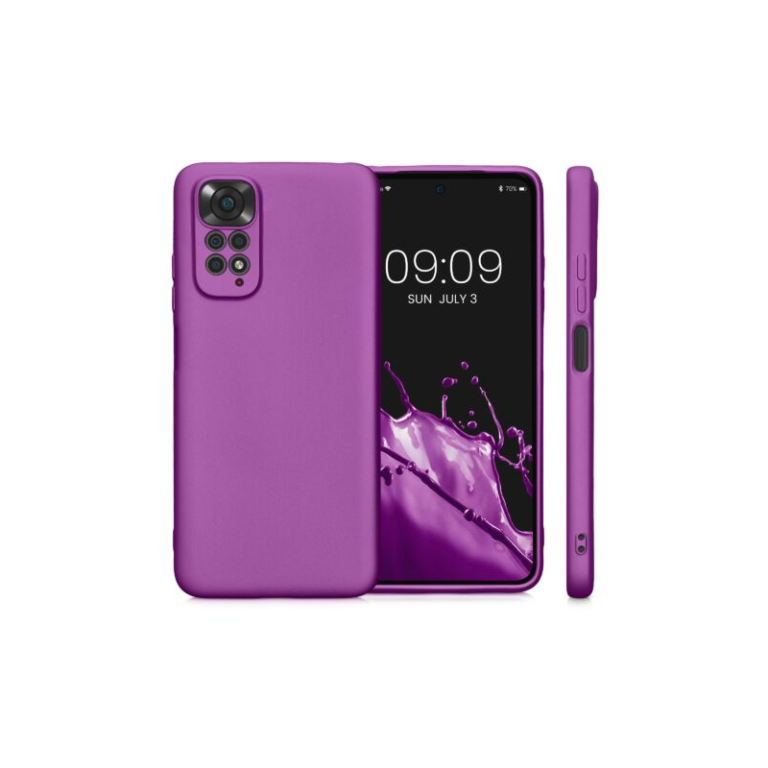 Husa Kwmobile pentru Xiaomi Redmi Note 11/Redmi Note 11s, Silicon, Violet, 58651.240