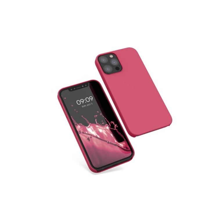 Husa Kwmobile pentru Apple iPhone 12/iPhone 12 Pro, Silicon, Roz, 52641.238