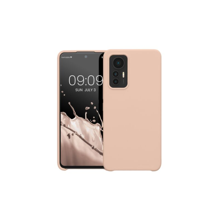 Husa Kwmobile pentru Xiaomi 12 Lite, Silicon, Crem, 59471.10