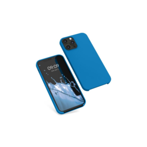 Husa Kwmobile pentru Apple iPhone 12 Pro Max, Silicon, Albastru, 52644.157 Husa Kwmobile pentru Apple iPhone 12 Pro Max, Silicon, Albastru, 52644.157