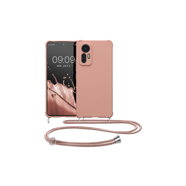 Husa Kwmobile pentru Xiaomi 12 Lite, Silicon, Roz, 59469.154