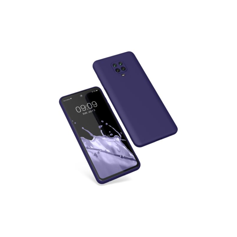 Husa Kwmobile pentru Xiaomi Redmi Note 9S/Redmi Note 9 Pro/Redmi Note 9 Pro Max, Silicon, Albastru, 56562.226