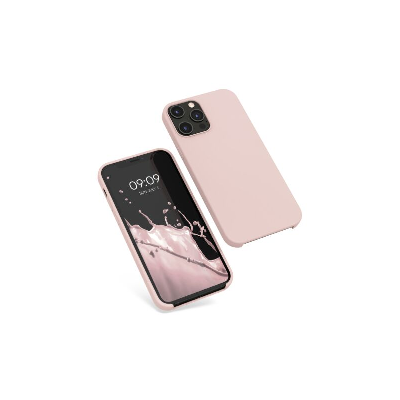 Husa Kwmobile pentru Apple iPhone 12 Pro Max, Silicon, Roz, 52644.225 Husa Kwmobile pentru Apple iPhone 12 Pro Max, Silicon, Roz, 52644.225