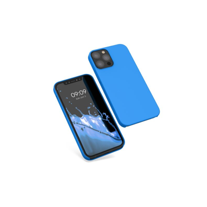 Husa Kwmobile pentru Apple iPhone 12/iPhone 12 Pro, Silicon, Albastru, 52641.157