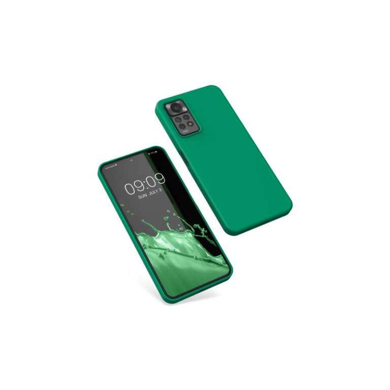 Husa Kwmobile pentru Xiaomi Redmi Note 11 Pro/Redmi Note 11 Pro 5G, Silicon, Verde, 57373.142