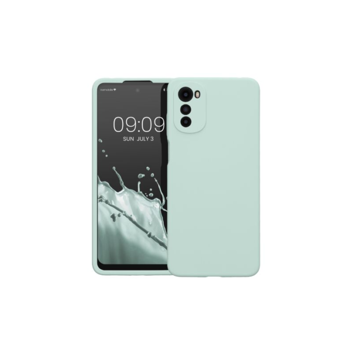 Husa Kwmobile pentru Motorola Moto E32/Moto E32s, Silicon, Verde, 59480.200